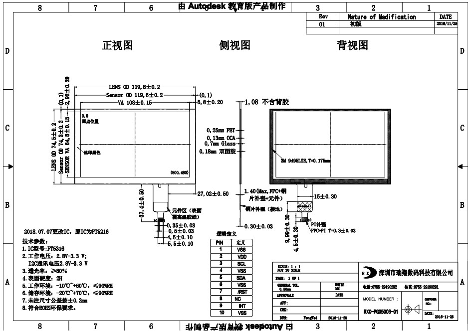 1 iboju ifọwọkan whiteboard