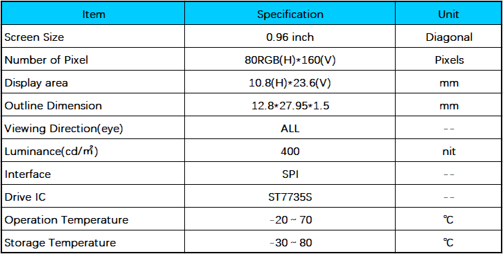 Tft Lcd npo