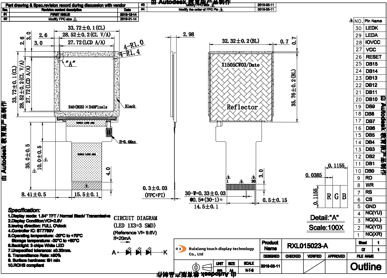 1 1.5 inch tft lcd display