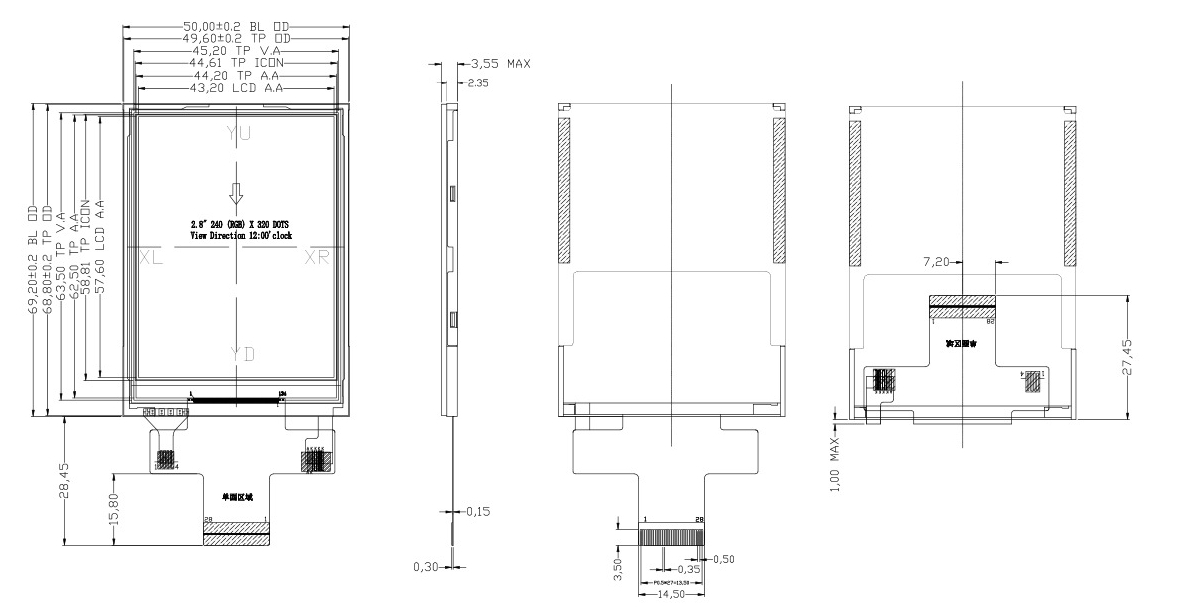 1 capacitive display