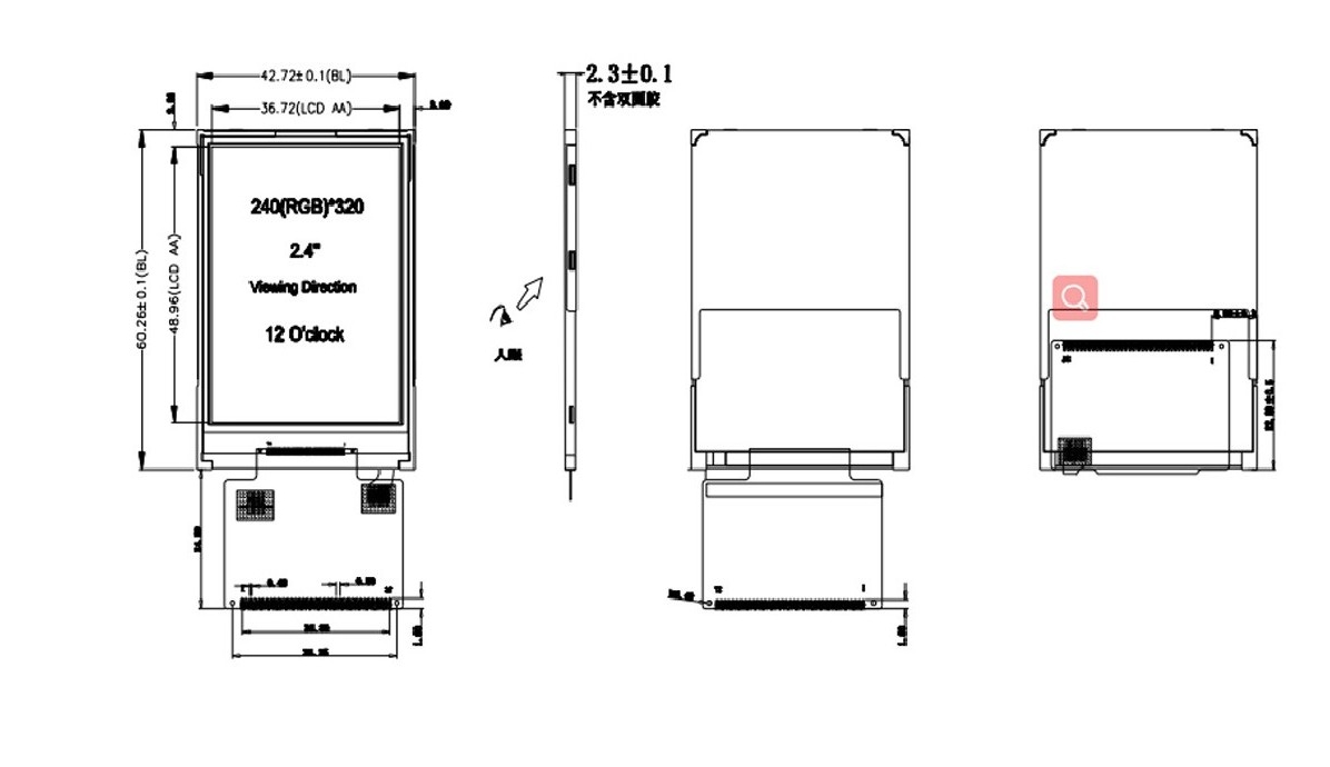 colour tft display