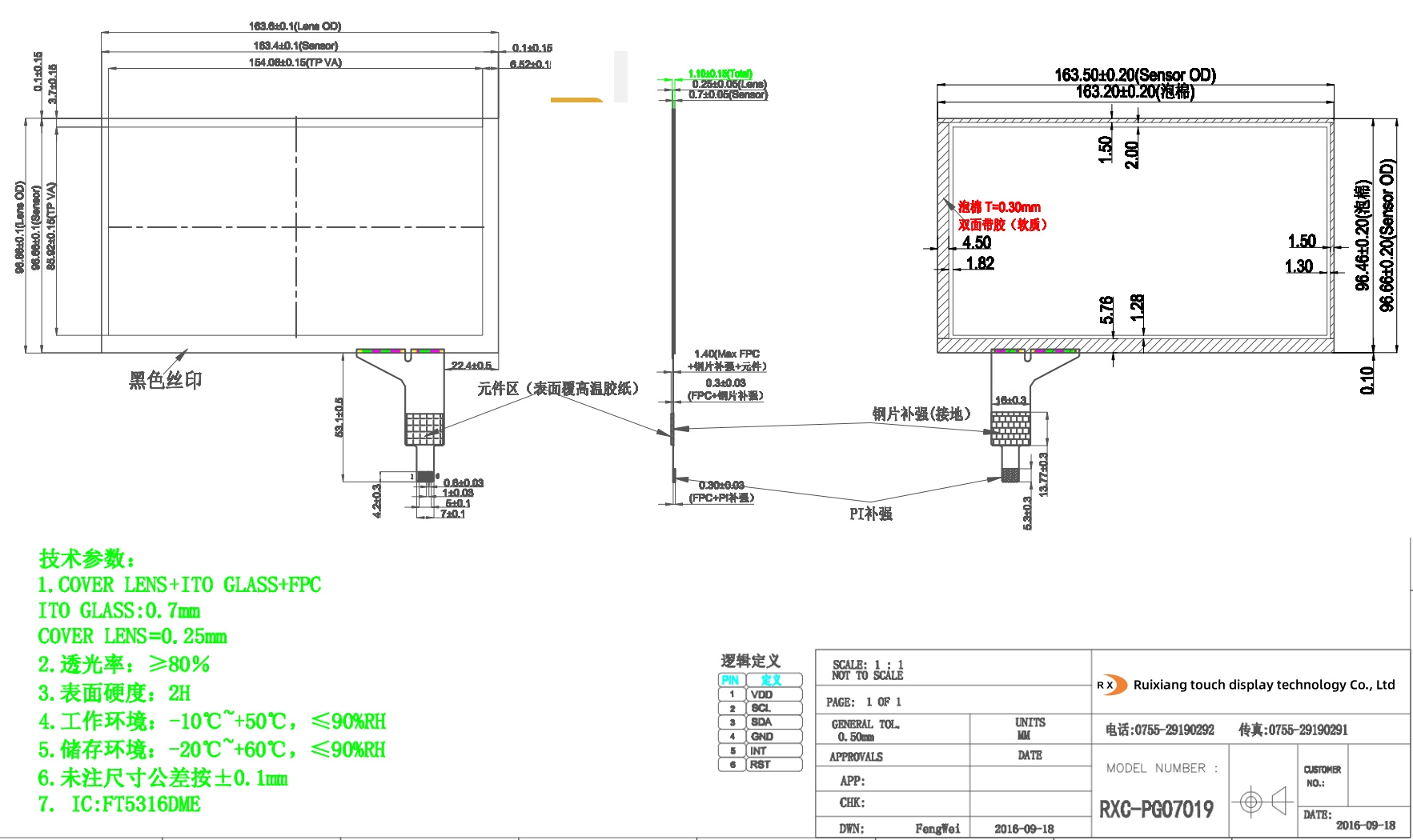 tft lcd panels

