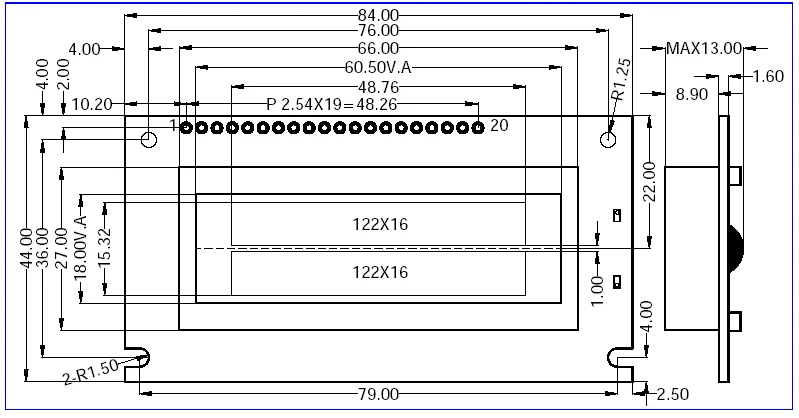 liquid crystal display screen
