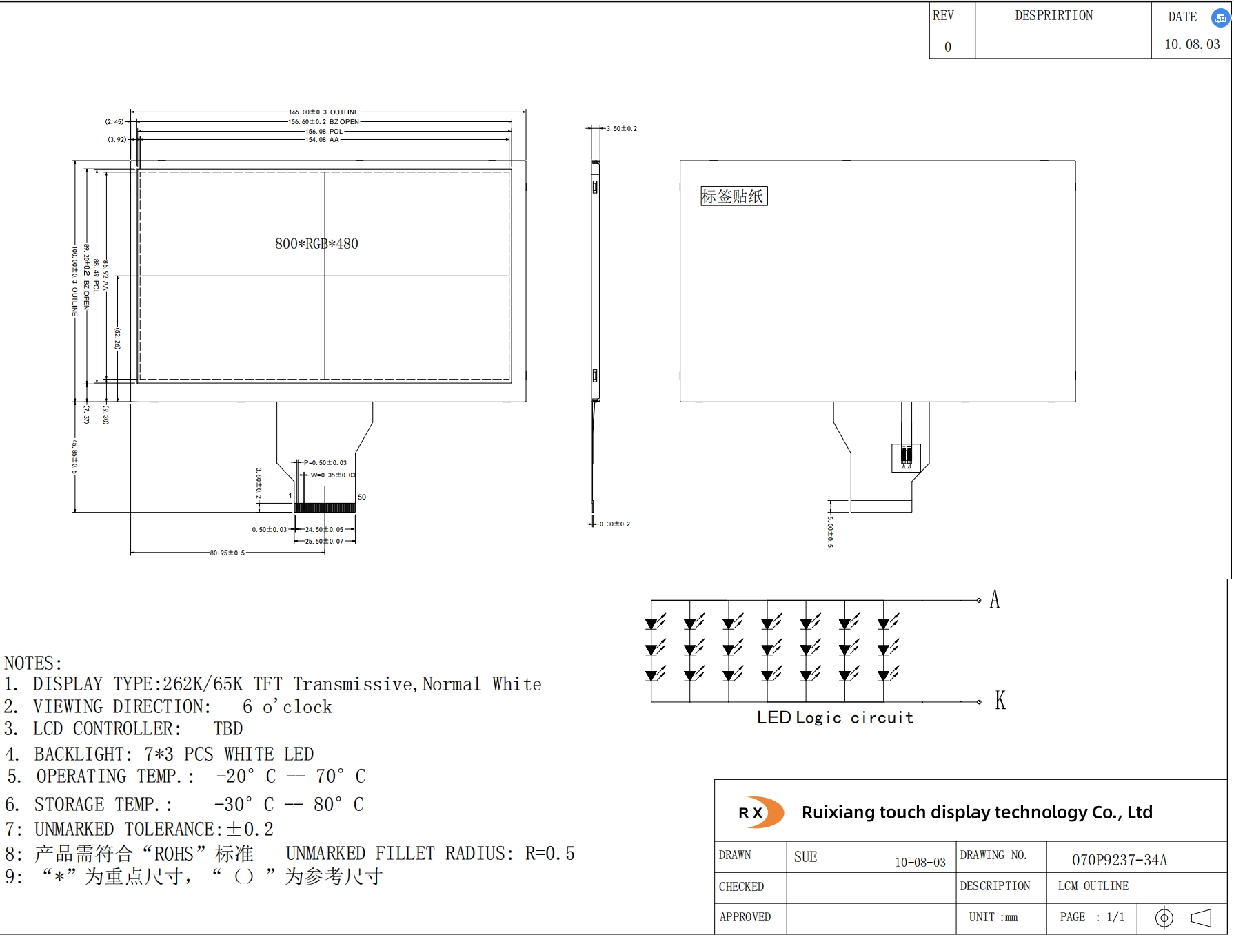 truly tft display
